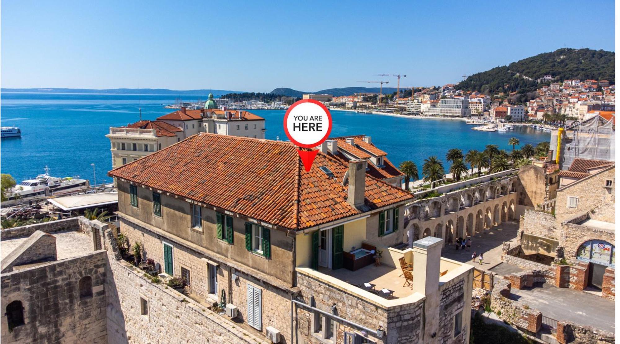 شقة Terazza Grande In Diocletian Tower سبليت المظهر الخارجي الصورة