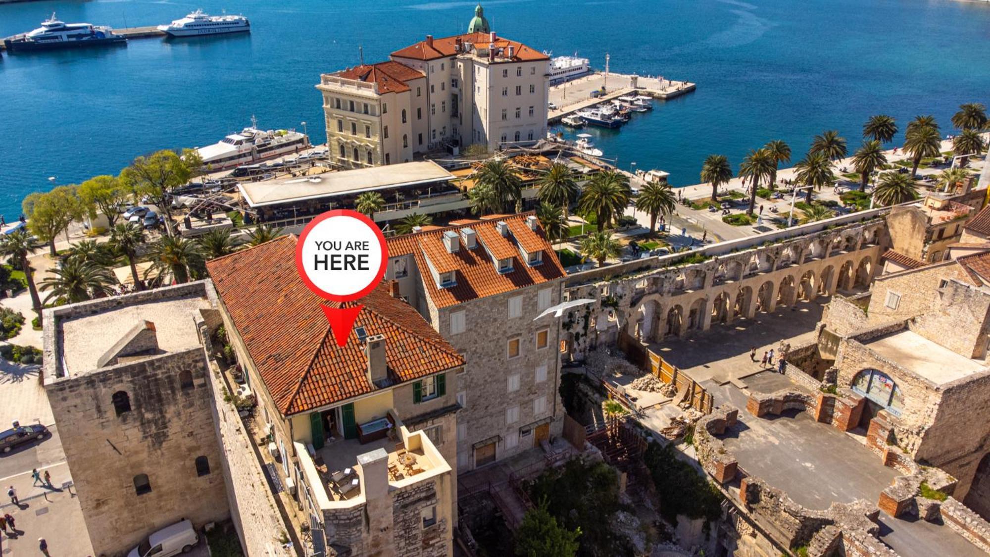 شقة Terazza Grande In Diocletian Tower سبليت المظهر الخارجي الصورة